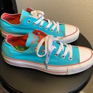 Crayola Orange and blue Converse
